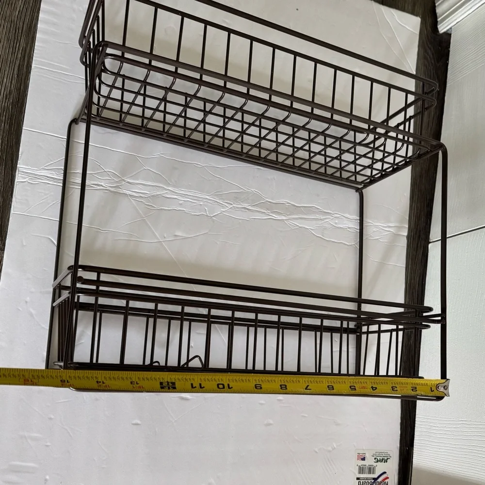 Brown Metal Wall Shelf